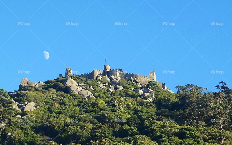 Moorish castle in Sintra, Portugal