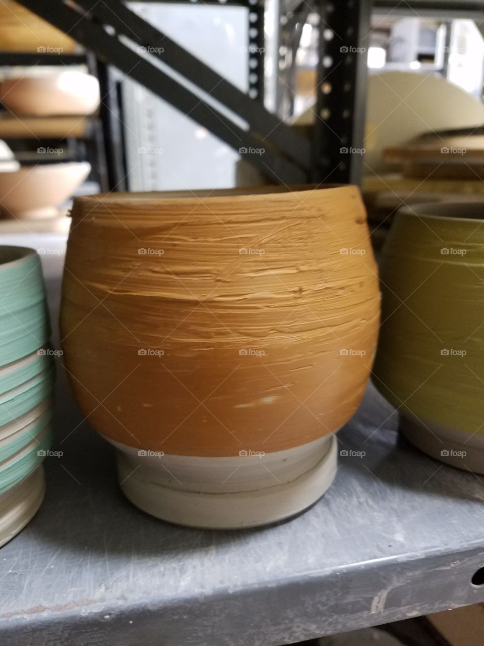 orange pot