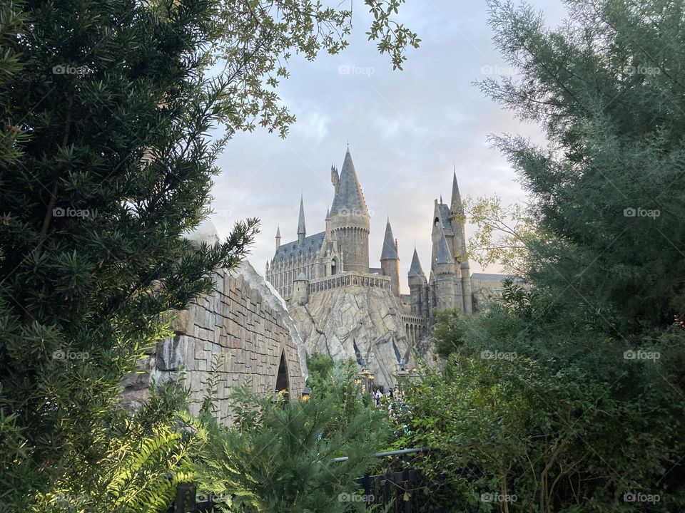 Framed Hogwarts Castle. CM Photography 2022.