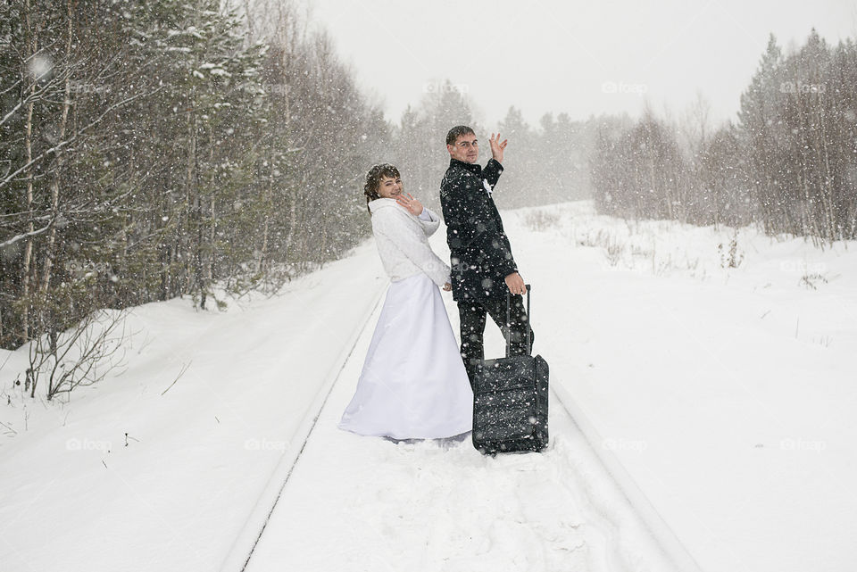 wedding, bride and groom, love