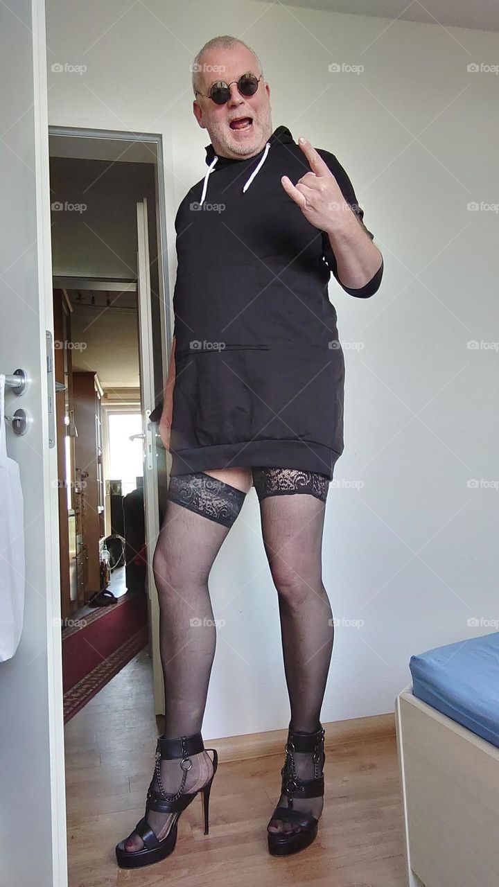 Crossdresser Nylonjunge