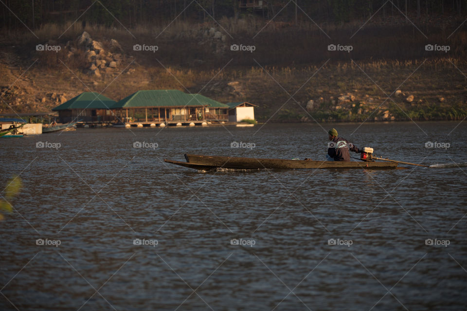 Boat in the river