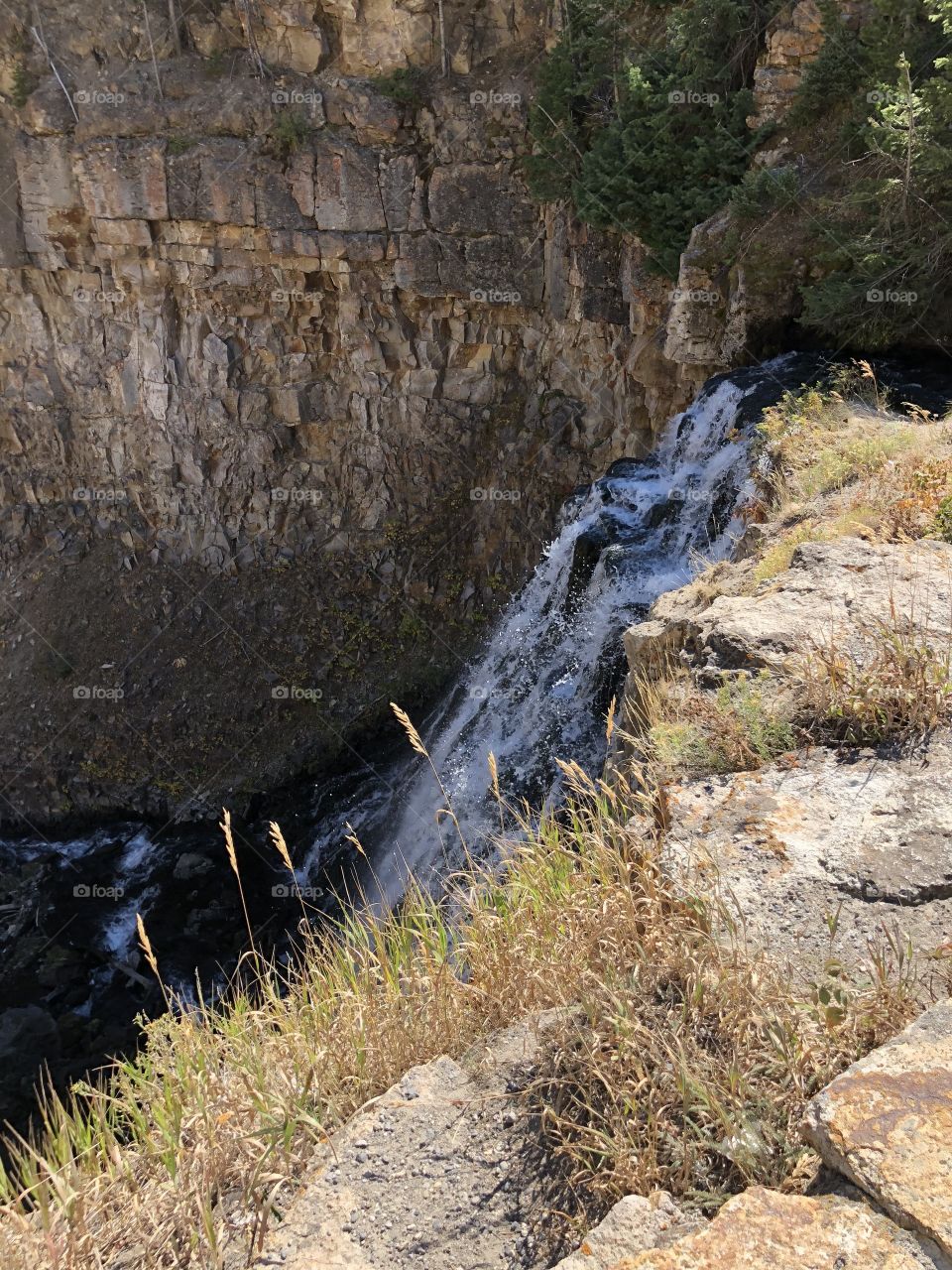 Waterfall in Yellowstone