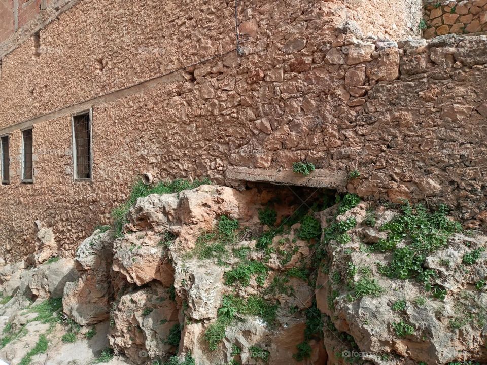 Old wall in Bhalil village