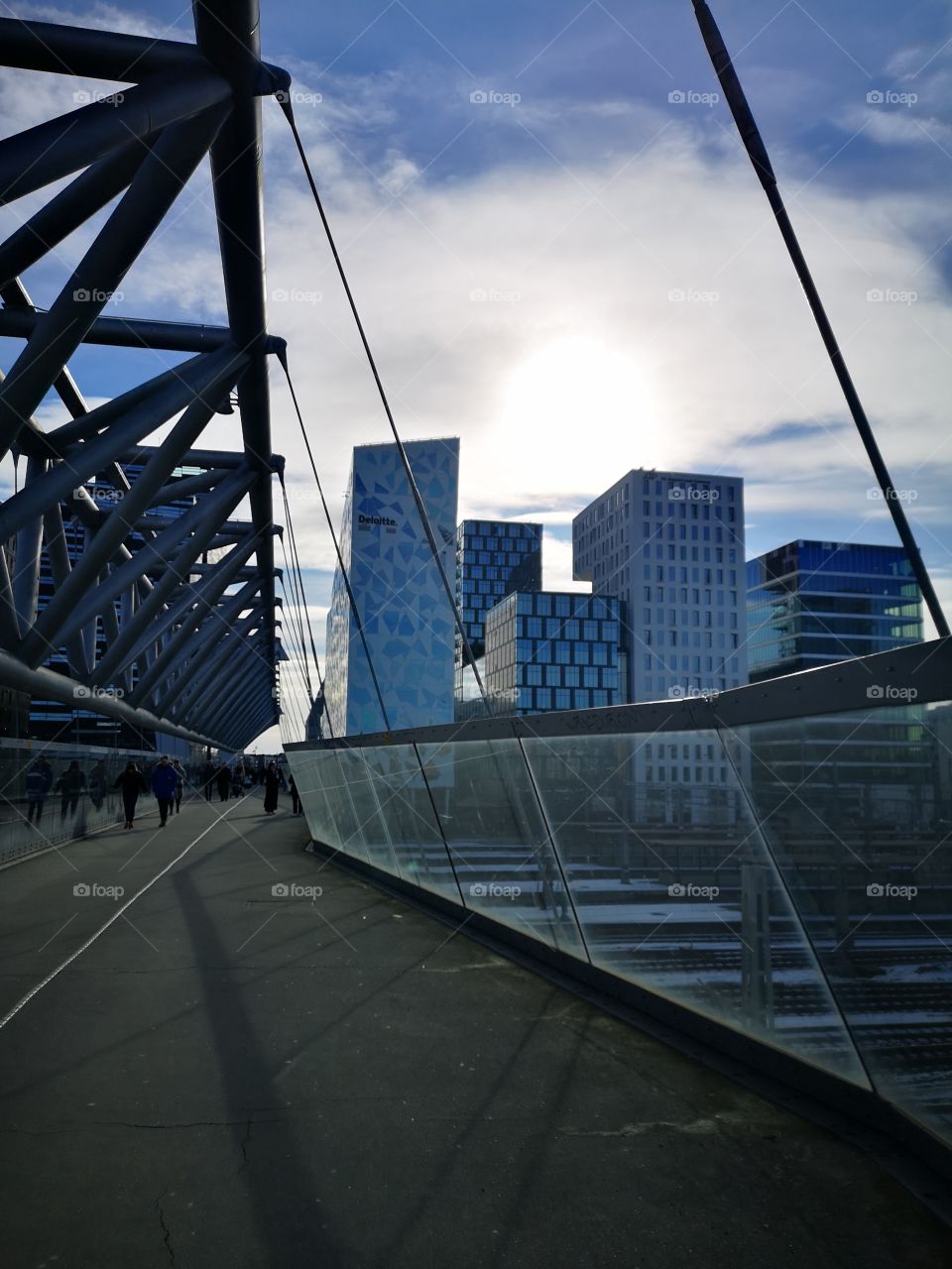 Downtown Oslo Bridge