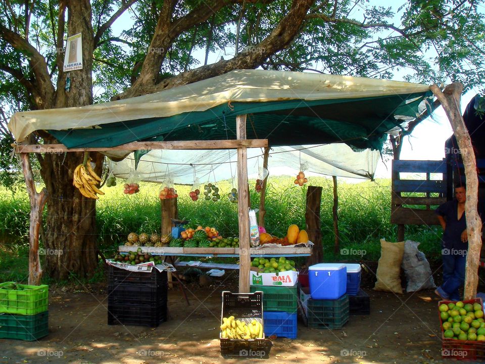 fruit stand