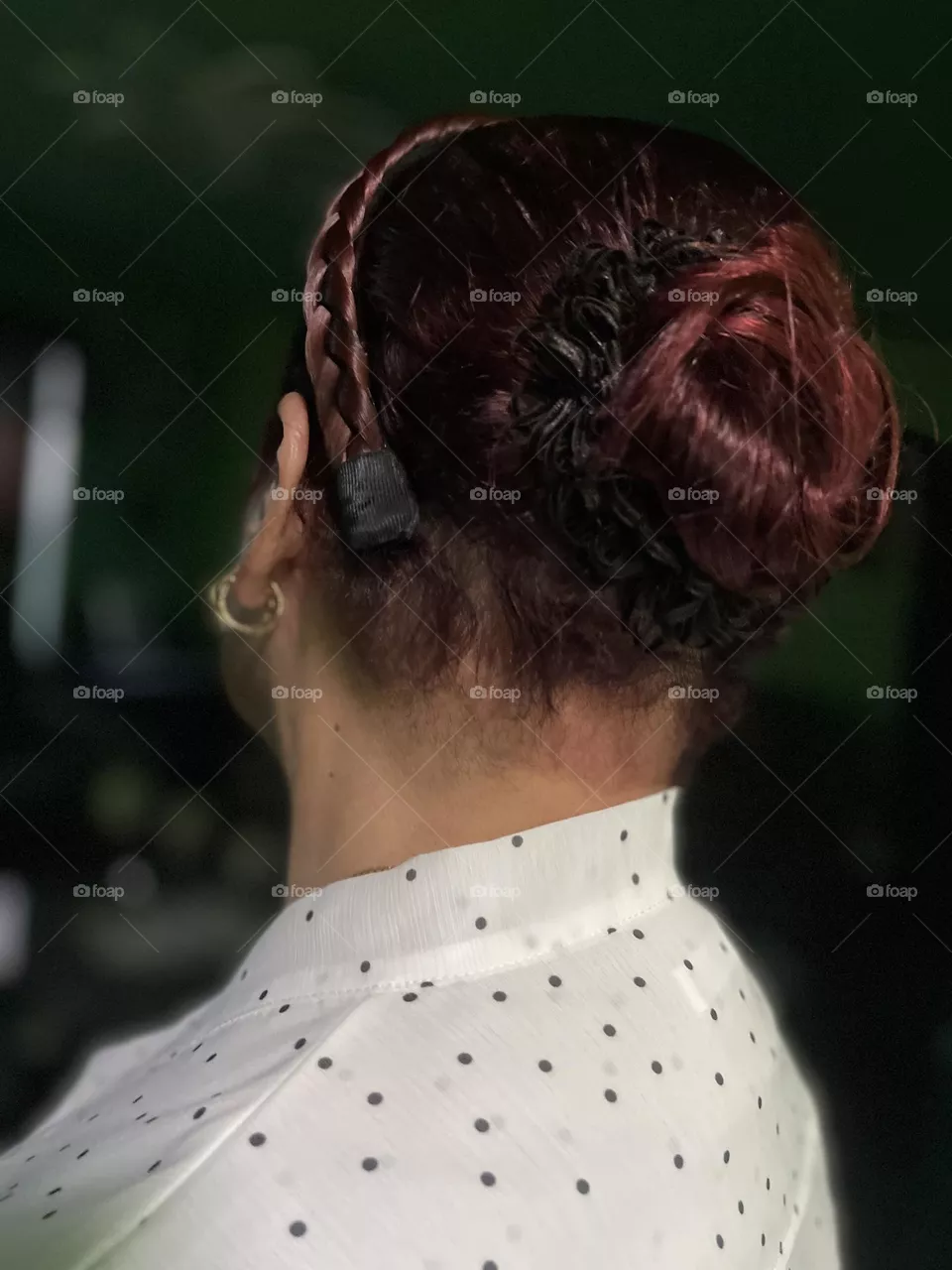 Beautiful Adult Woman Hairstyle. Special Ocasion 2