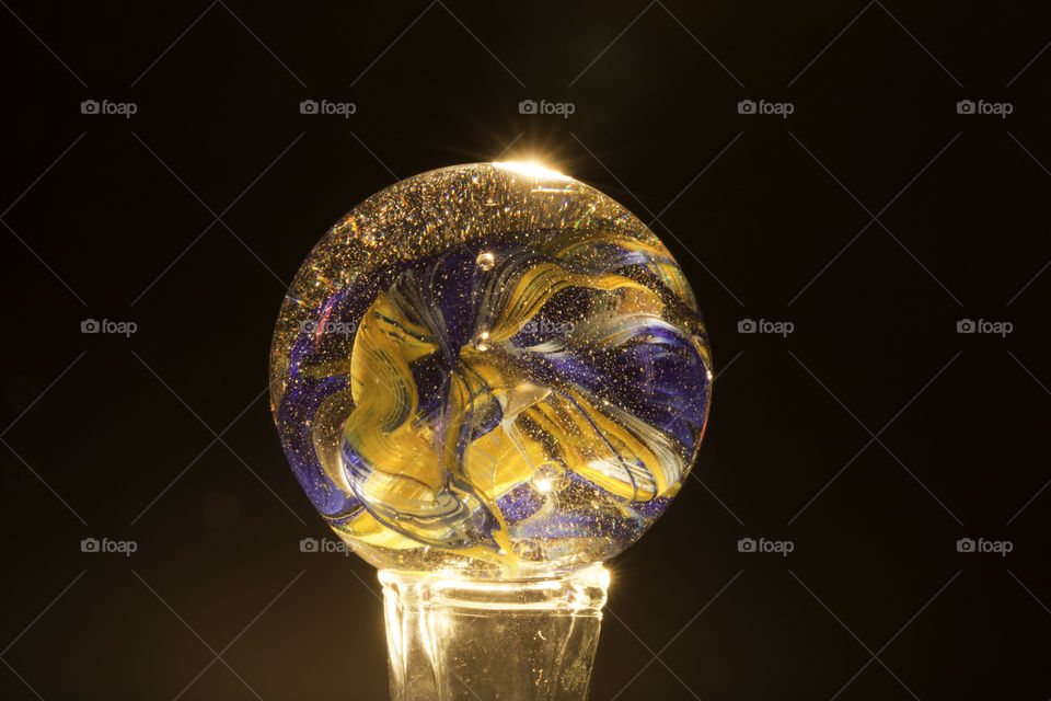 Colored glass and light