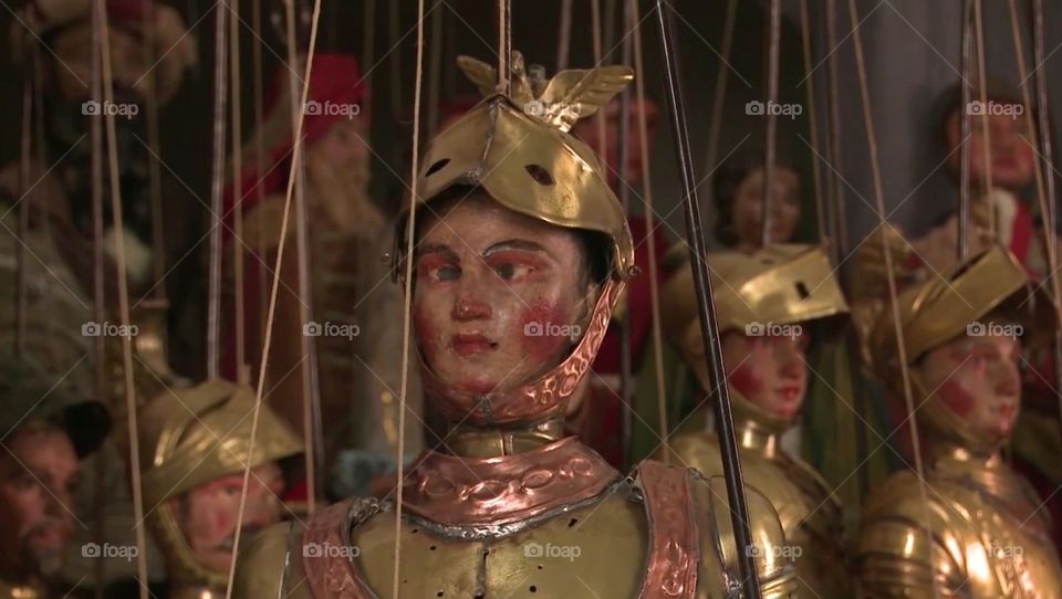 Pupi siciliani. Museo Pitrè, Palermo