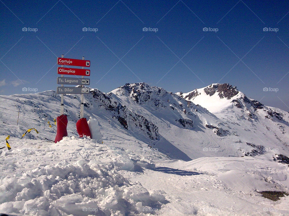 snow winter range mountain by lefringe