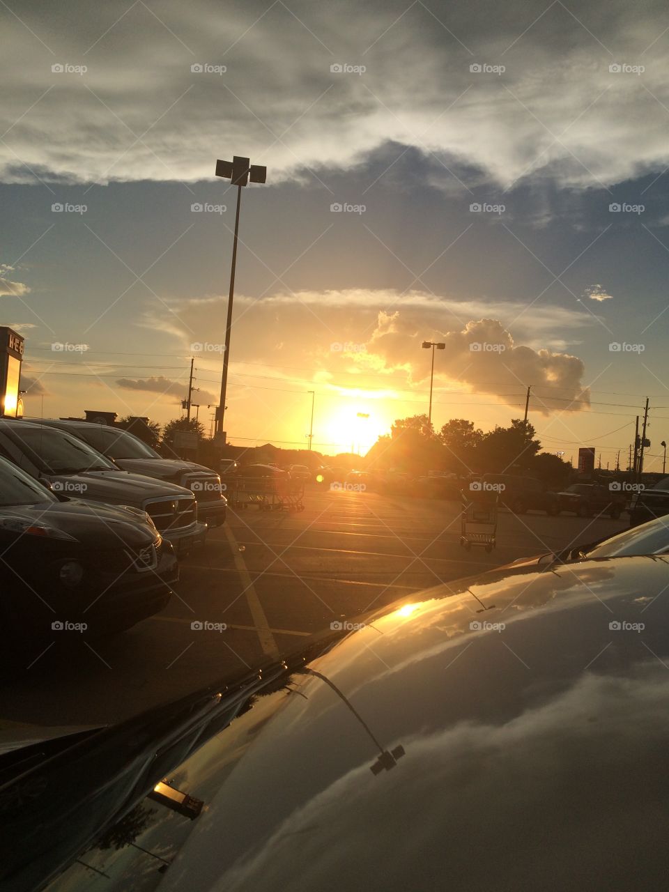 Sunset, Car, Dawn, Vehicle, Transportation System