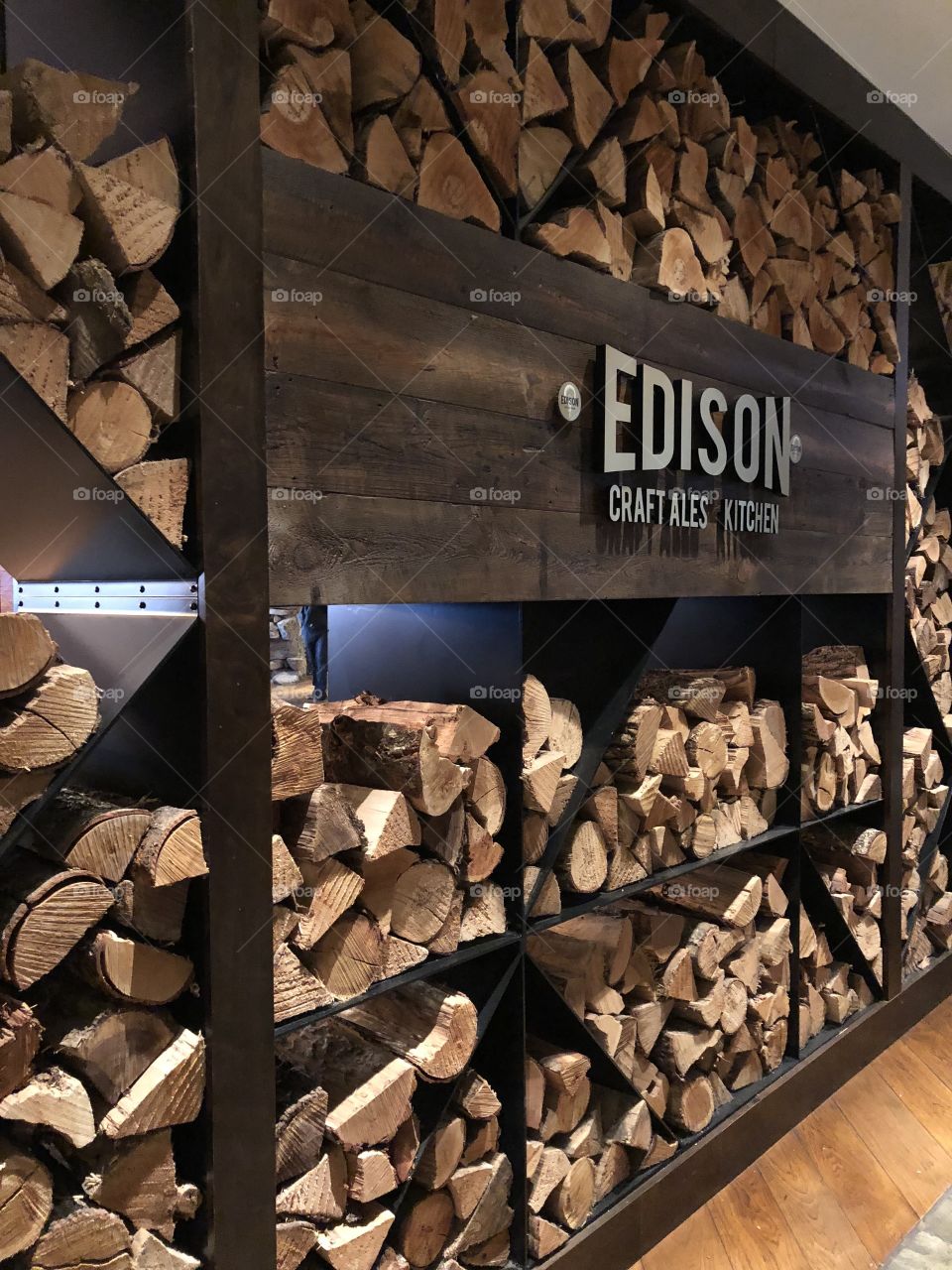 Firewood as a decoration 