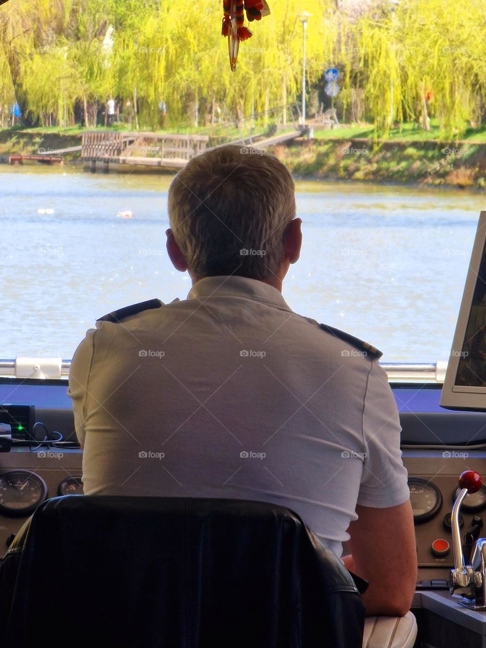 boat captain on the Bega river