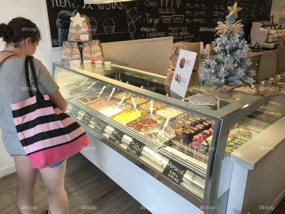 Ice cream shopping