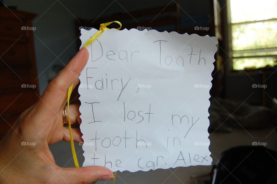 Dear tooth fairy