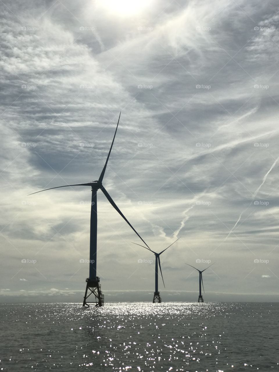 Offshore wind farm off of Rhode Island 