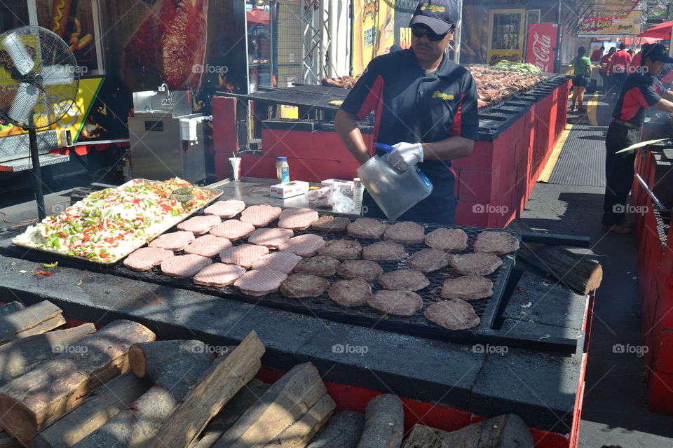 Making burgers