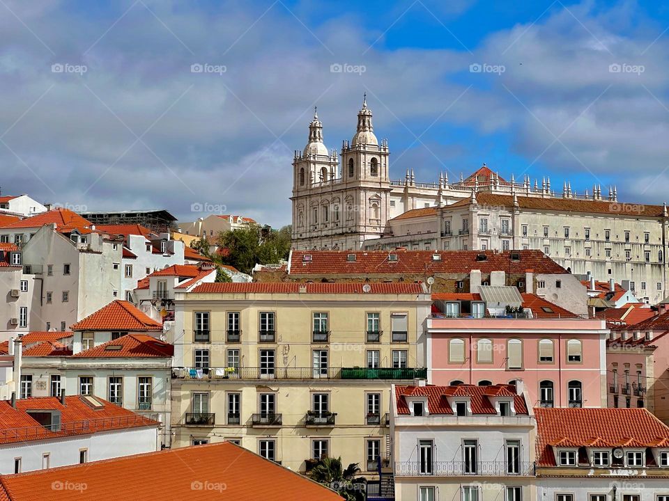 The viewpoints of Lisbon, Portugal 