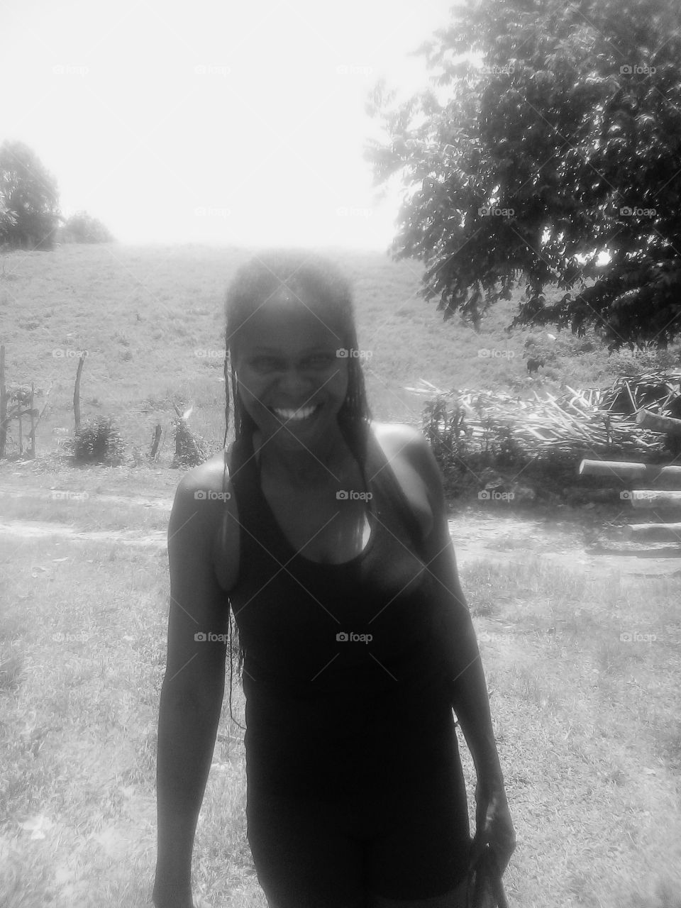 the beautiful black women how know what to do about her life and don't fear any thing .