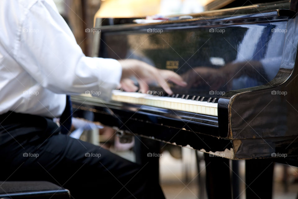 People, Music, Piano, Man, One