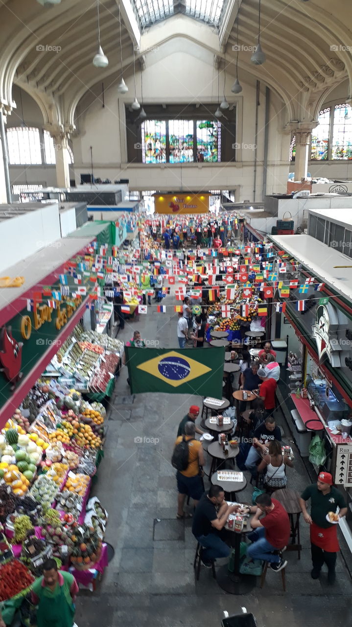 Mercado Municipal de São aonde se encontra as melhores frutas e especiarias do mundo.
