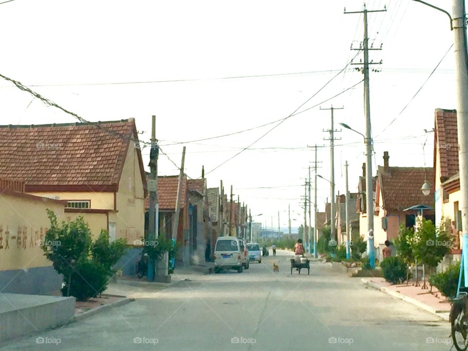 Rural countryside in north China 