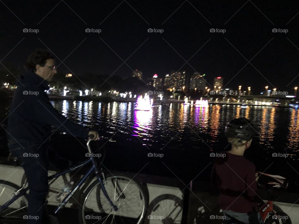 Ride Bikes on The Riverwalk