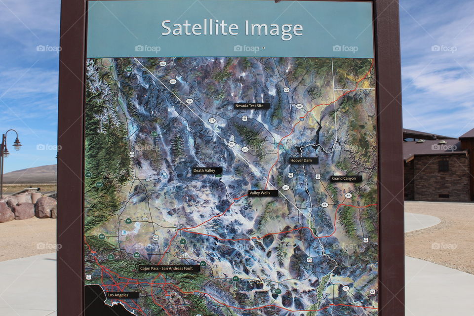 desert rest area map