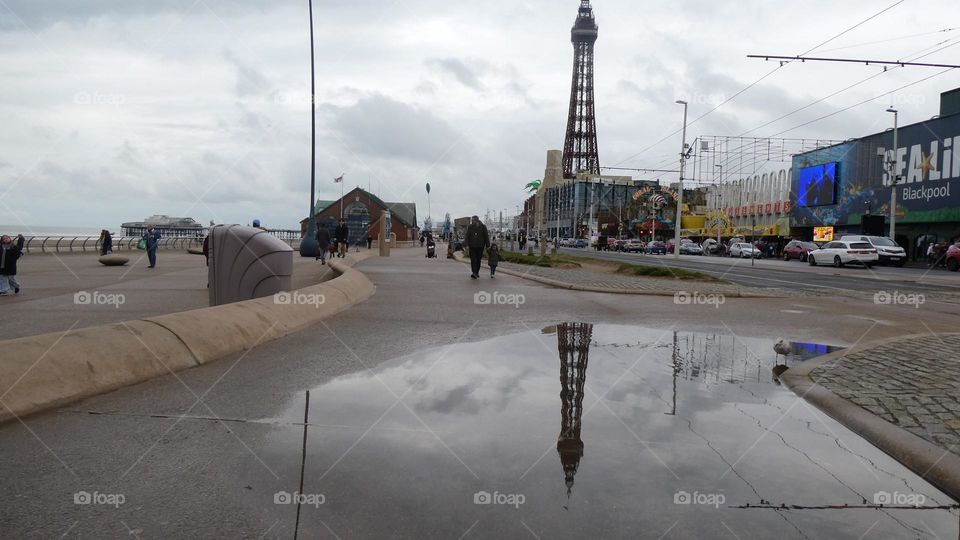 A view of Blackpool tower