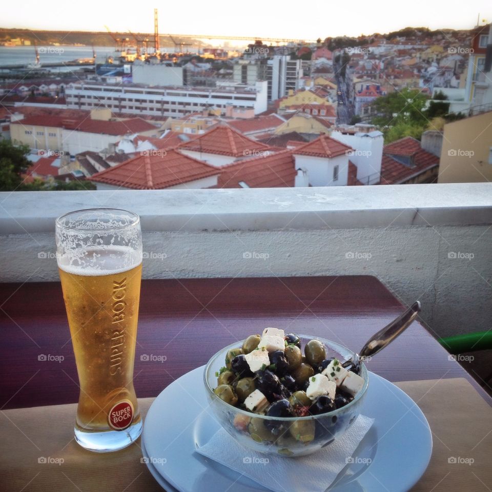 Beer and Tapas. Beer and Tapas in Lisbon 