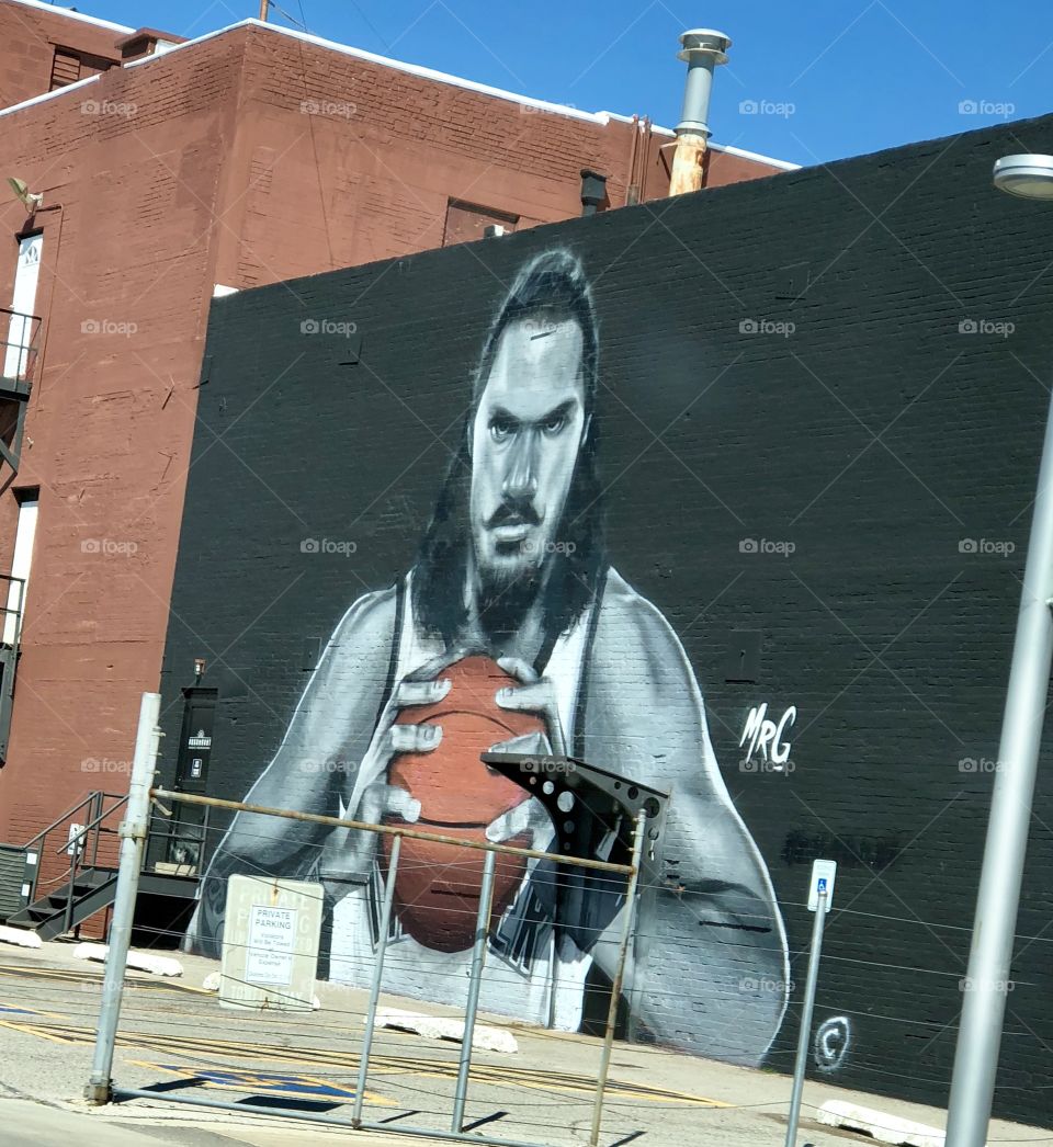 Thunder Player  Mural 