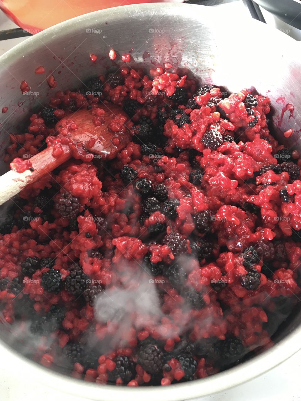 First step to homemade jelly