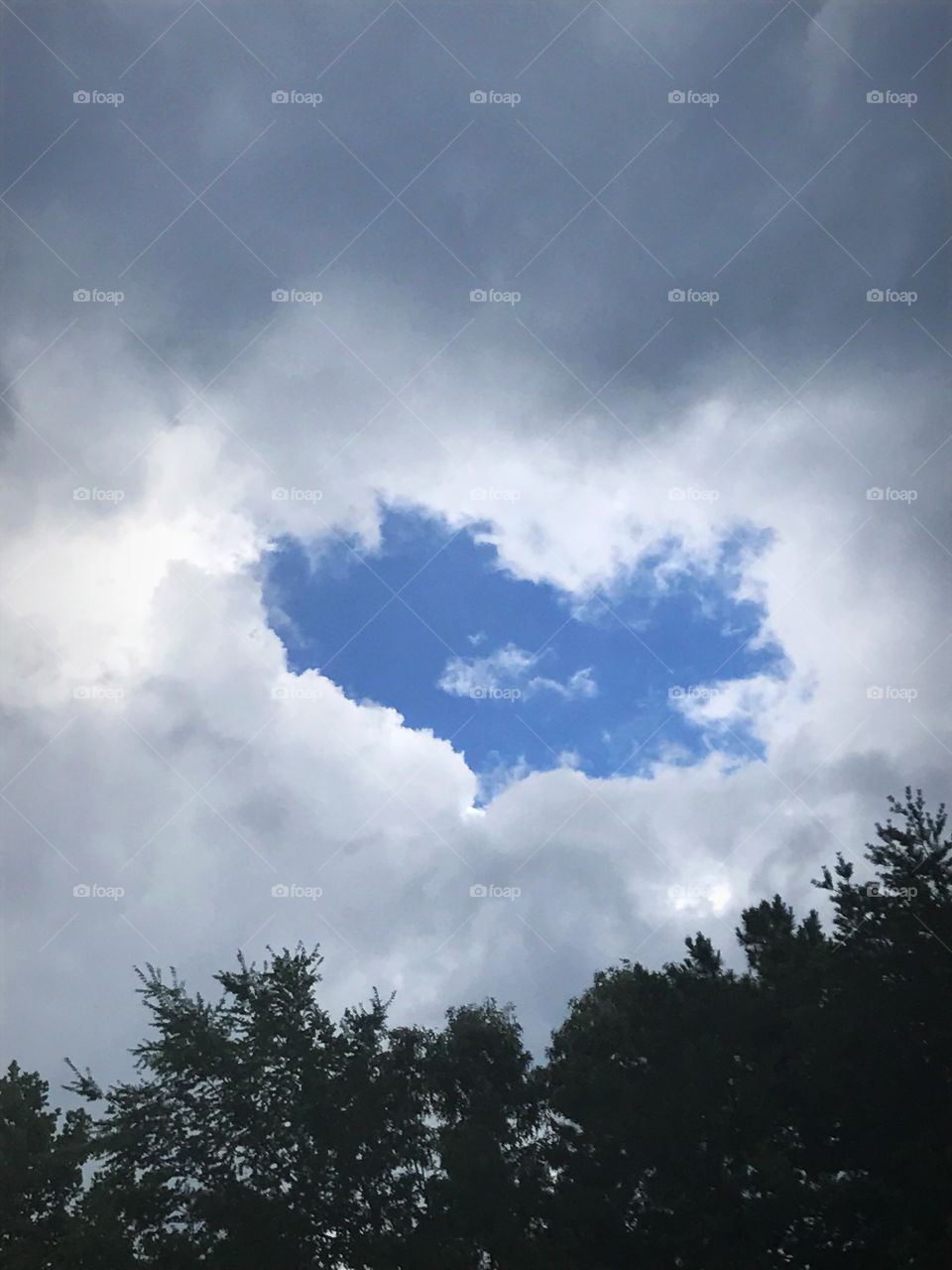 Heart in the sky