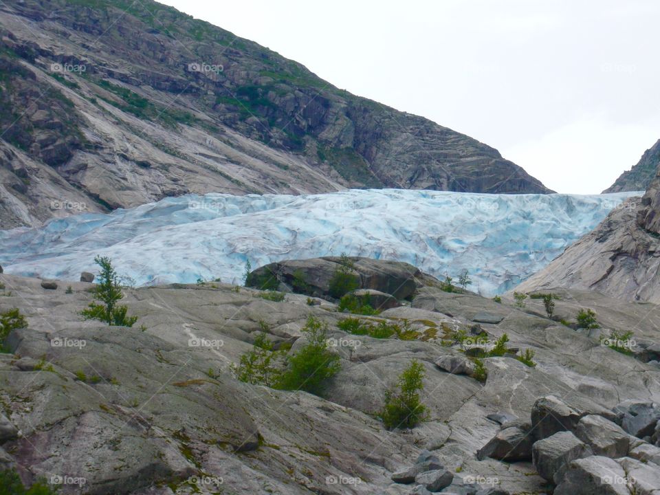 Glacier icecap Jostedalsbreen Norway