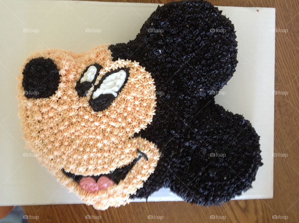 Cake. Micky mouse theme.  Birthday cake