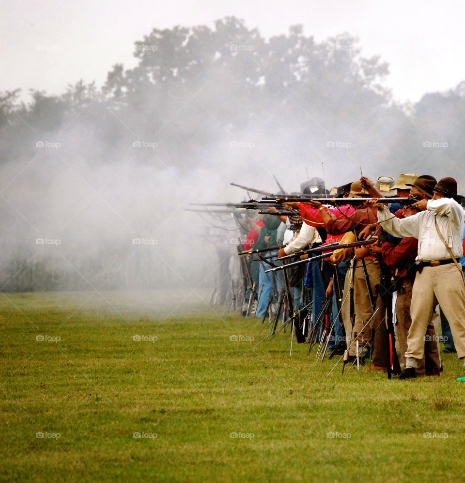 line men guns firearms by refocusphoto