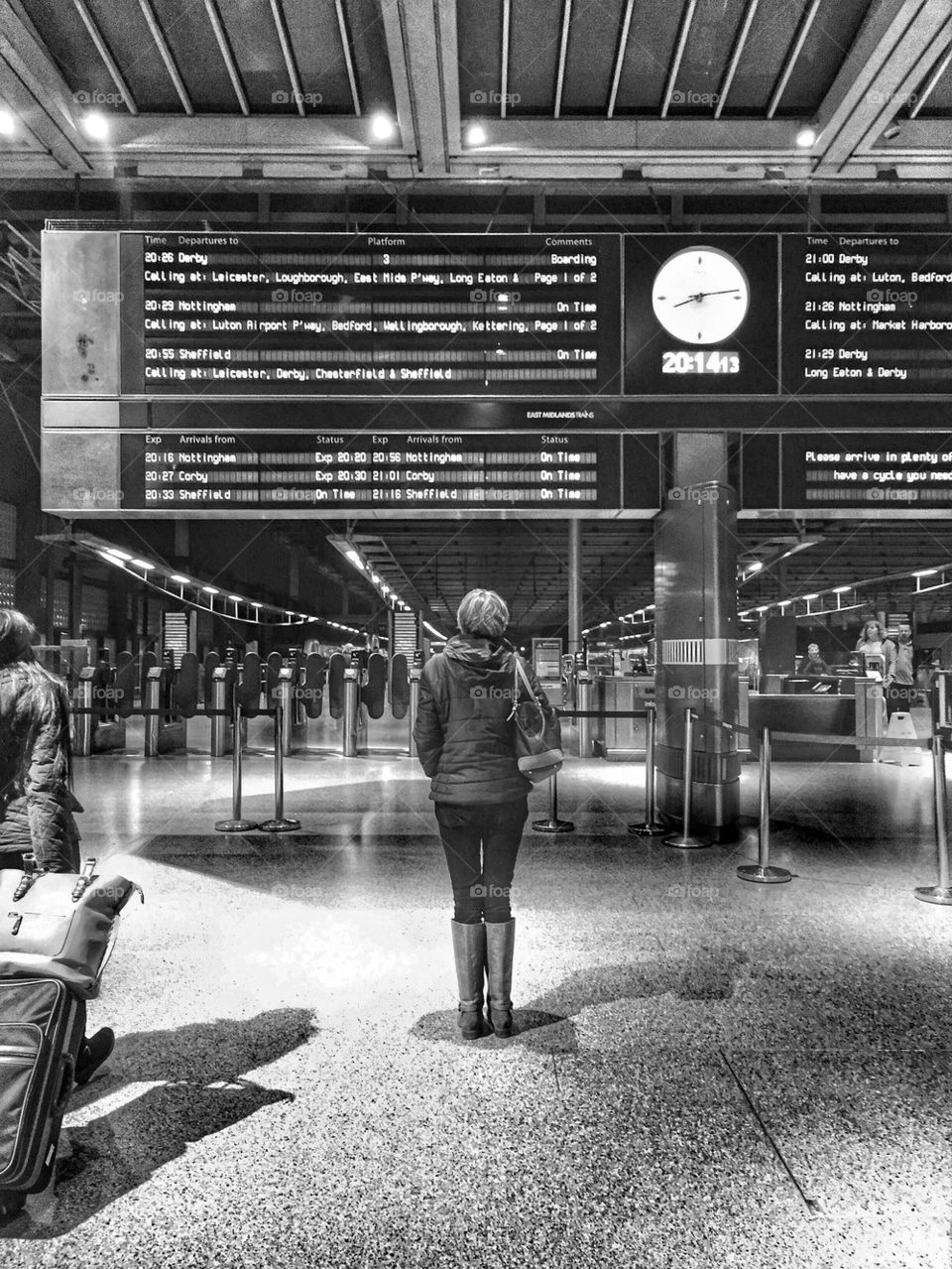 Peoples at St Pancras railway station