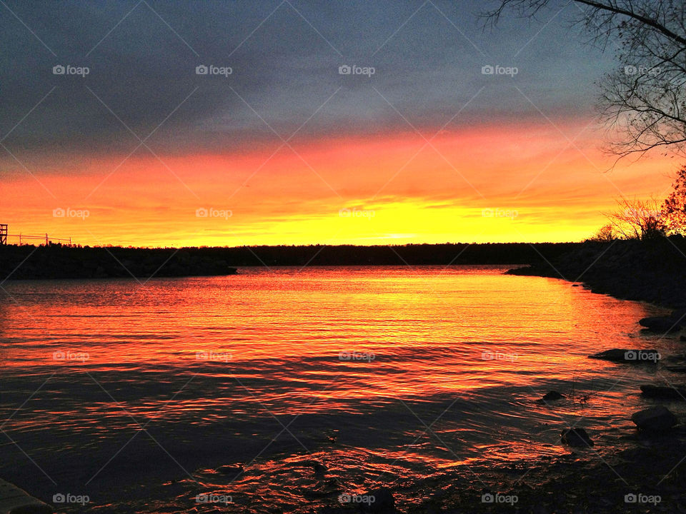 landscape beach sky yellow by somebeach