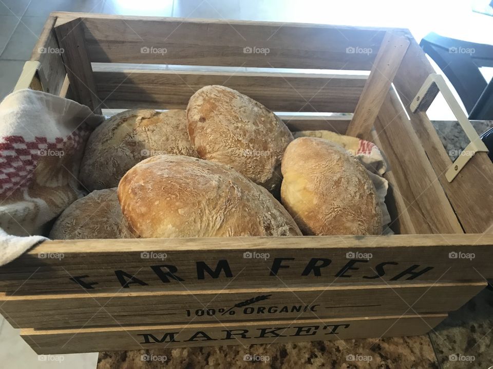 Handmade bread 