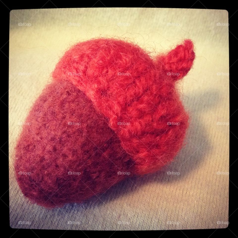 Felted Acorn