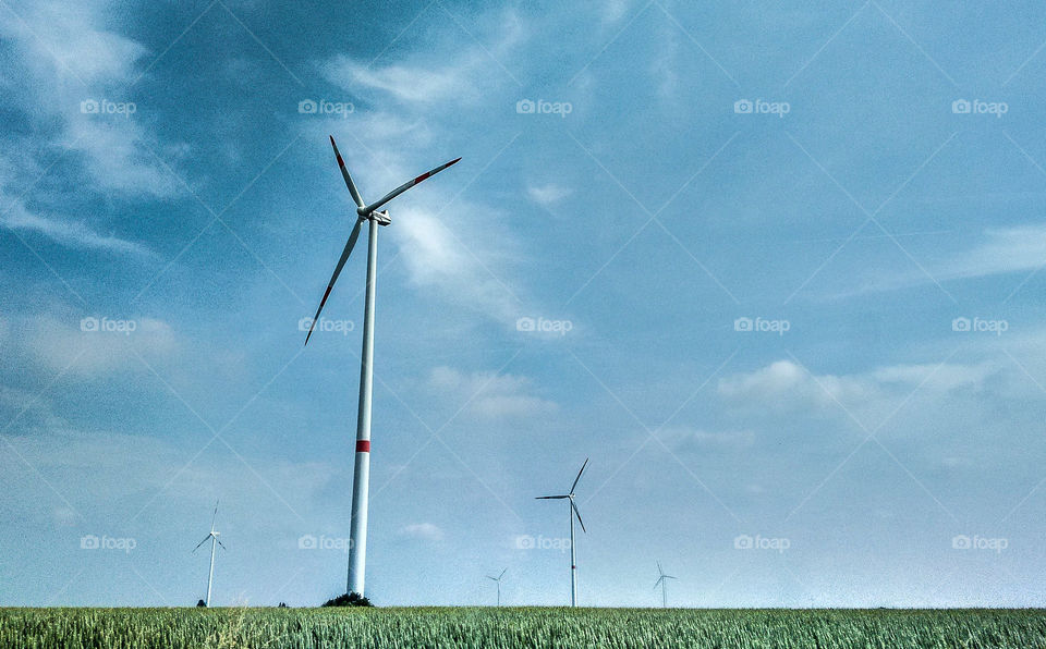electricity wind towers