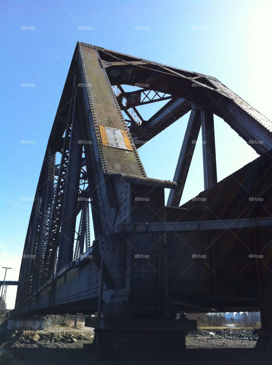 metal bridge transportation railroad by kzr