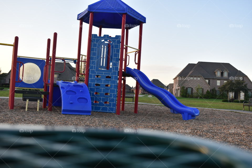 A picture of a neighborhood park taken with a Nikon D3500