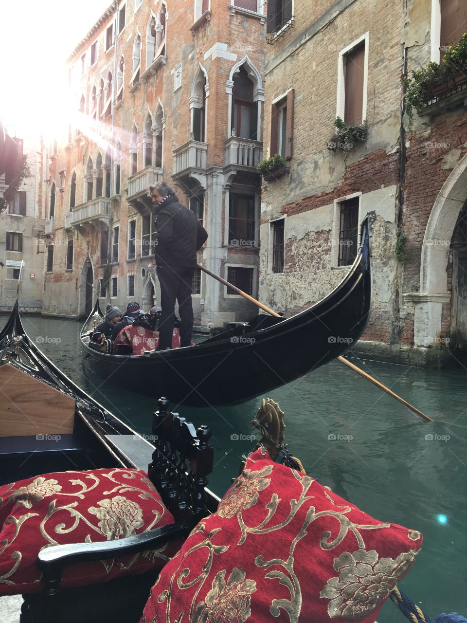 Venice gondola canal ride