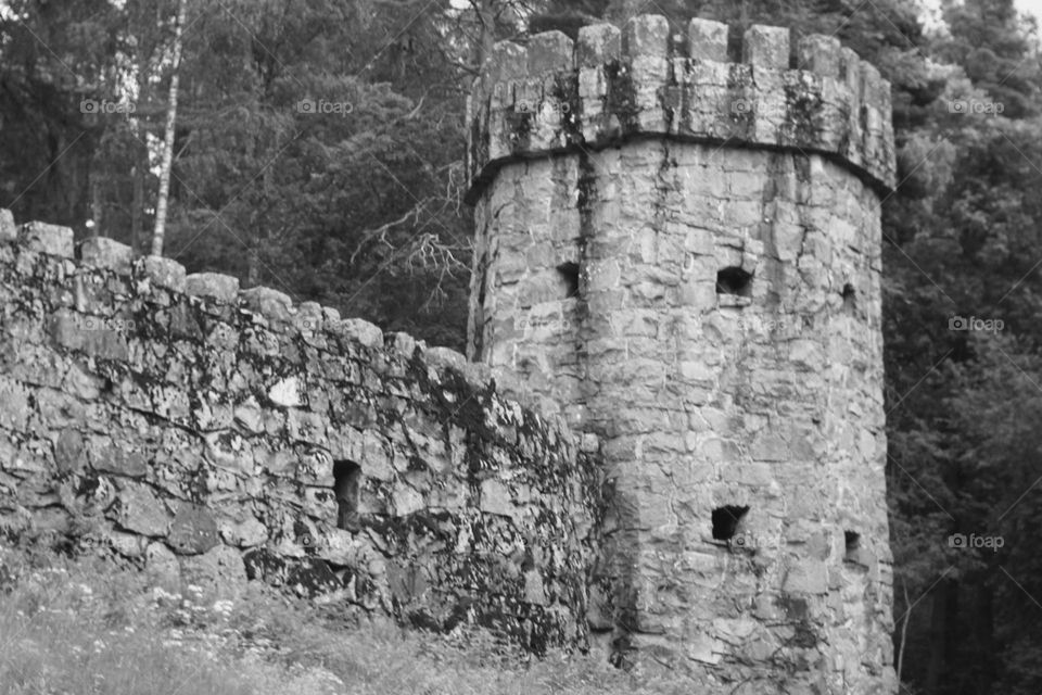 Tower of Old Aulanko castle @Aulanko, Finland