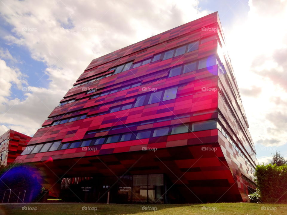 architecture. architecture in the Jubilee Campus, University of Nottingham in UK