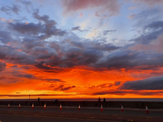 Red sky sunset 4