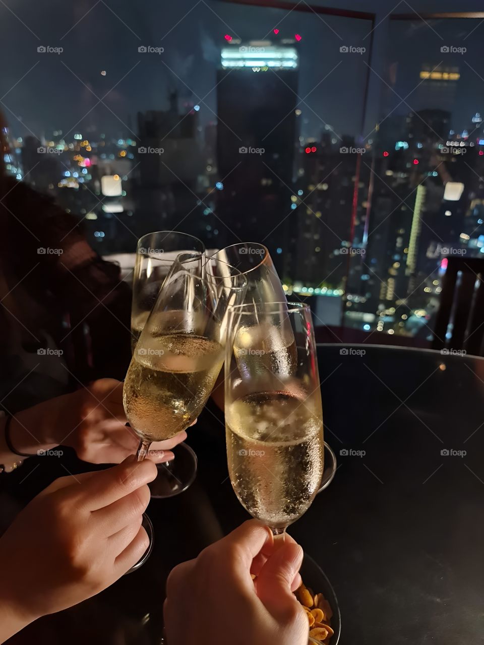 champagne with the gang high class