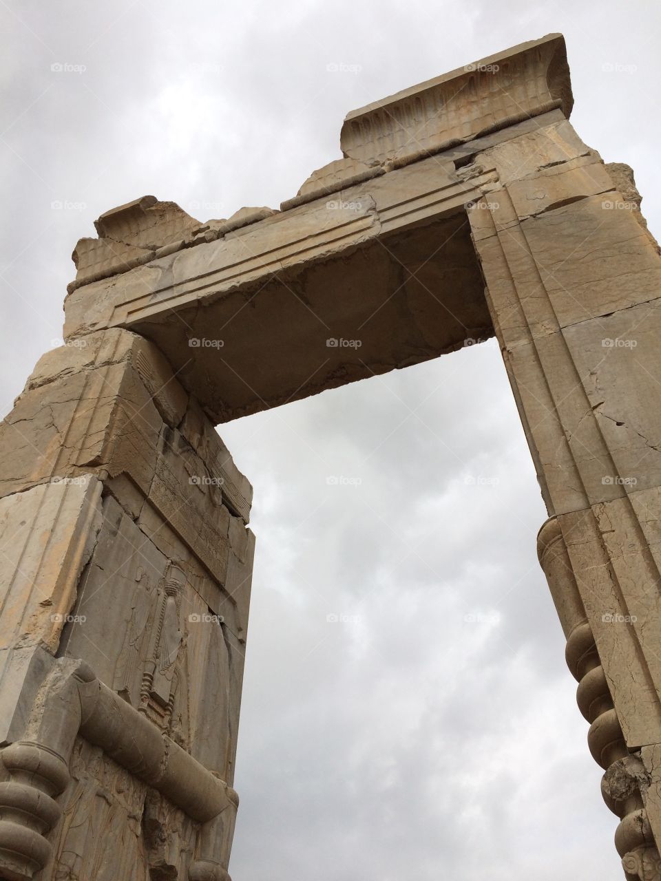 Ancients memento. Taken by iphone 5s | historical sight of persepolis