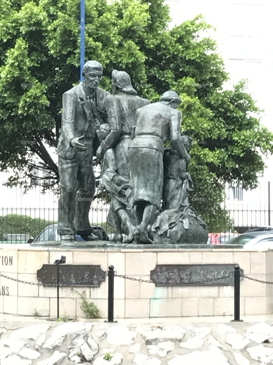 Gibraltar-Evacuation Monument-History 